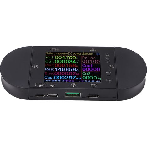 Digitales USB-Voltmeter, Spannungsprüfer, Amperemeter-Detektor, PD 5V-32V Leistungsmesser (1/5)