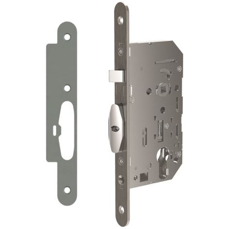 Serrure AUTO urgence D469 têtière noire + gâche RENO TR31 - ASSA ABLOY VACHETTE (1/2)