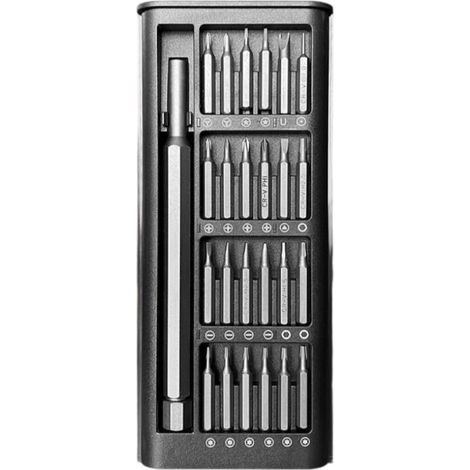 Kit de tournevis magnétique de précision 24 en 1, kit d'outils de réparation magnétique de précision, tournevis pour PC, ordinateur portable, jouets électroniques, appareil photo (1/5)