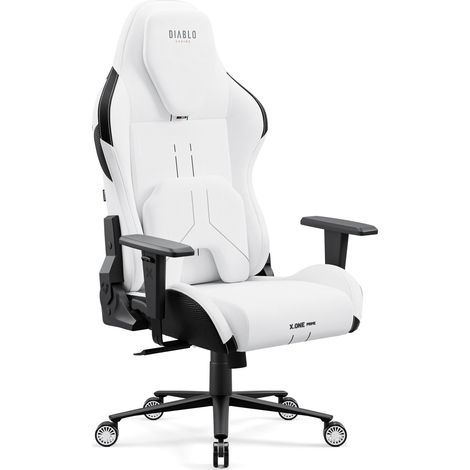 Fauteuil gaming blanc Diablo X.One Prime, Normal Size, Ghosted White