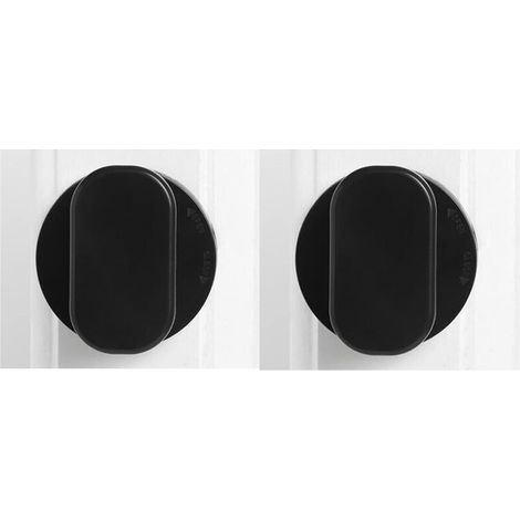 royaluxe -2pcs ventouse poignée verre ventouse tiroir réfrigérat porte en verre portable mobilité poignée tire avec forte ventouse pour salle de bain noir (1/5)