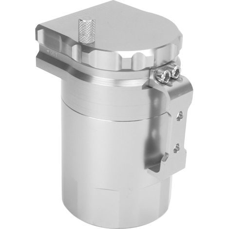 Ölabscheider-Tank aus Aluminium als Ersatz für Chevy Silverado 1500, silber, Kraftstoffverteilerfilter, Hochleistungsmotorzubehör (1/5)