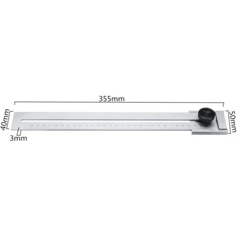 Anreißlehre mit Schraubschnitt 0-200 mm/0-250 mm/0-300 mm für Holzarbeiten, Kohlenstoffstahlmessung, Messwerkzeug 0,1 m (1/5)
