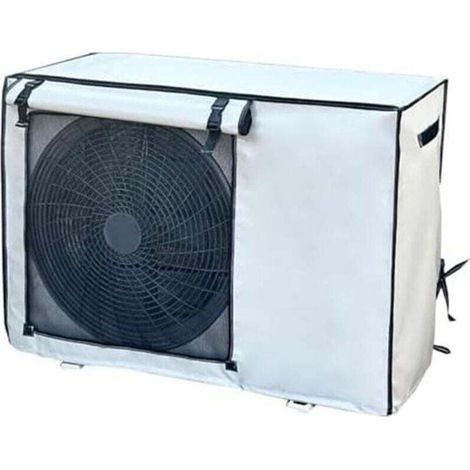 Housse de protection pour climatiseur extérieur, housse de protection imperméable et résistante au soleil et aux intempéries (80 x 55 x 30 cm) (1/4)