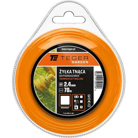 Filo da taglio per decespugliatore / Quadrato / 2,4 mm / 70 m / teger (1/3)