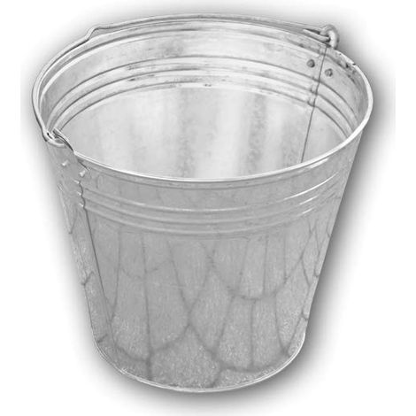 BRADAS J5314 3422 SEAU DE JARDIN GALVANISÉ 5 L