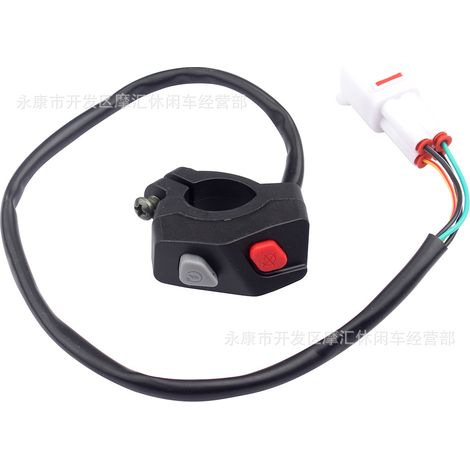 Interrupteur marche/arrêt/klaxon marche/arrêt pour moto tout-terrain, compatible avec les modèles KTM EXC-F, SXF et XC TE. (1/5)