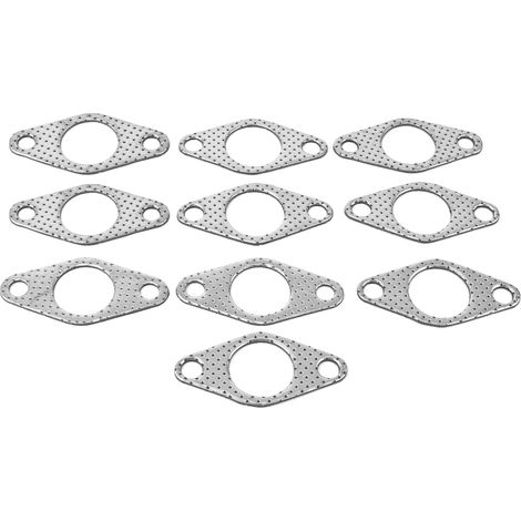 Joint de culasse turbo 10 pièces 35mm 38mm en graphite et aluminium, joint d'échappement pour wastegate, accessoire auto (1/5)