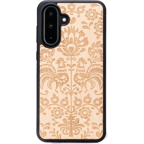 Custodia in legno Bewood per Samsung Galaxy A36 5G POLACCO FOLK ANIEGRE (1/5)