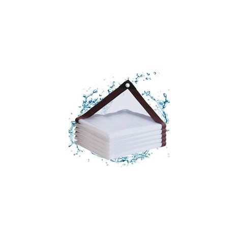 Bâche Transparente Extérieur Imperméable avec Œillets – 2x3m Haute Résistance Anti-Déchirure Anti-UV – Protection Hivernale pour Serre, Jardin, Plantes (1/5)
