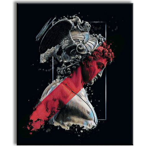 Spartan -  Quadro Canvas Contemporaneo su telaio in legno - Misura: 50x70 cm (1/4)