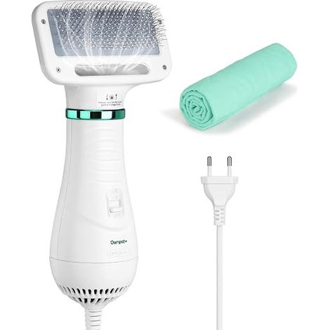 Dog Hair Dryer Furry Comb Pet Brush Adjustable Temperature Hair Dryer Dogs Cats Pets (1/5)