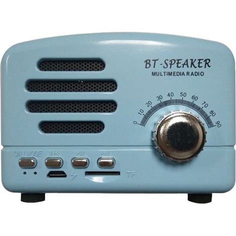 Altavoz Bluetooth Portátil - Altavoz Estéreo Inalámbrico Retro - Para Exterior Interior Viaje - 1 Unidad (1/5)