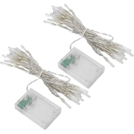 Guirlande Lumineuse LED Fée 2 Pièces pour Décoration Fêtes et Mariage (1/5)
