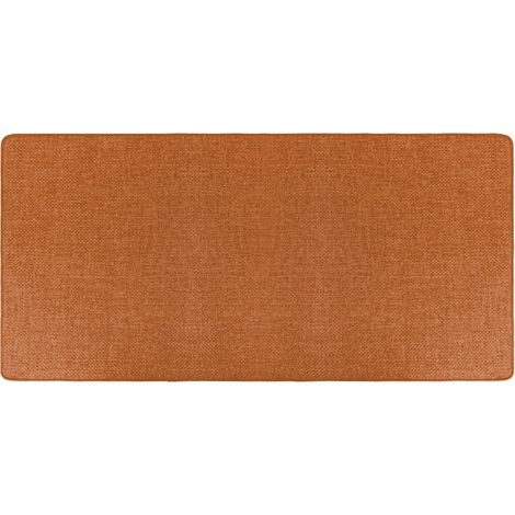 CANAPÈ tapis multi-usages REDS polyester 50x120cm fond caoutchouc antidérapant  Couleur: Orange