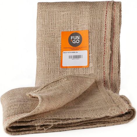 Sac en jute, 50x80cm, couleur marron, paquet de 2 pièces. Fun & Go 47237 (1/3)