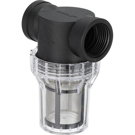 Filtre femelle en ligne de 1,9 cm avec filtre à 80 mailles en acier inoxydable pour arrosage de jardin, entrée de nettoyeur haute pression (1/5)