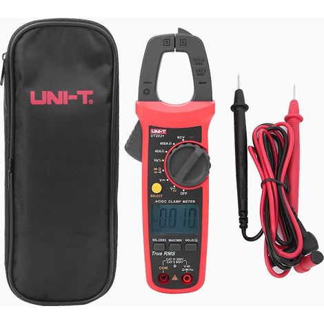 Pince ampèremétrique numérique automatique UNI T UT203+ avec écran LCD (1/4)