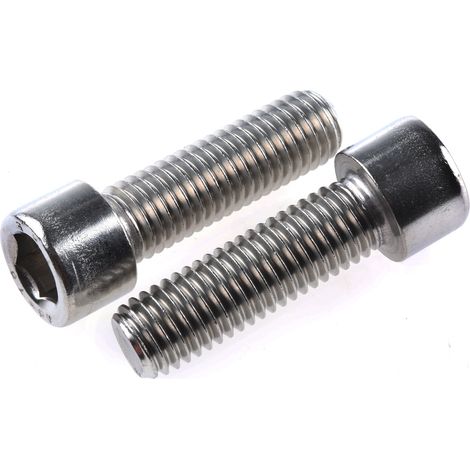 Vis à six pans creux, M12 x 40mm, en Acier Inoxydable ( Prix pour Sachet de 10 )