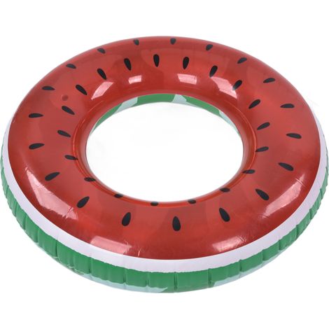 Bouée pastèque en PVC - Jouet de plage gonflable - Accessoires pour fêtes aquatiques (1/5)