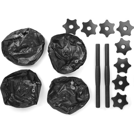 Haltères réglables remplies d'eau 8-10kg pour femme, fitness portable, musculation des bras, yoga, équipement de modelage domestique (1/5)