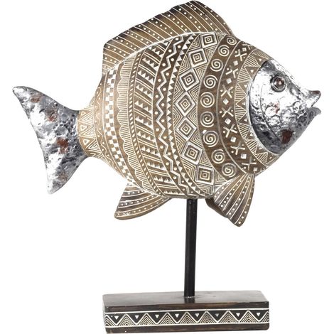Signes Grimalt Figure de figure Dumsa Brown Sailor Fish 8x29x31cm 23725