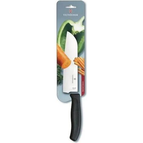Couteau santoku 17cm noir - Victorinox - 6.8503.17B