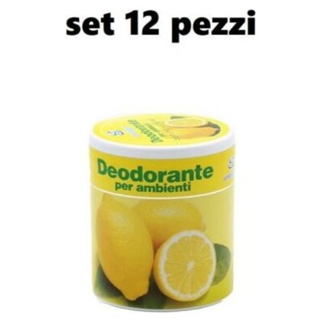 Trade Shop - Establecer 12 Desodorantes Tarro De Perfume Ambiente Absorbe La Fragancia De Limón -