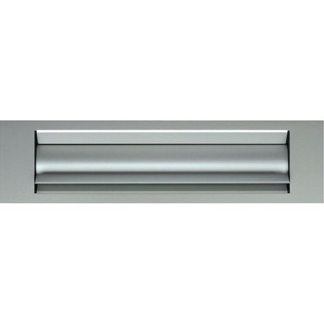 Entrée de boîte aux lettres isolante grand modèle en 325 mm coloris argent - GOETTGENS SA (1/2)