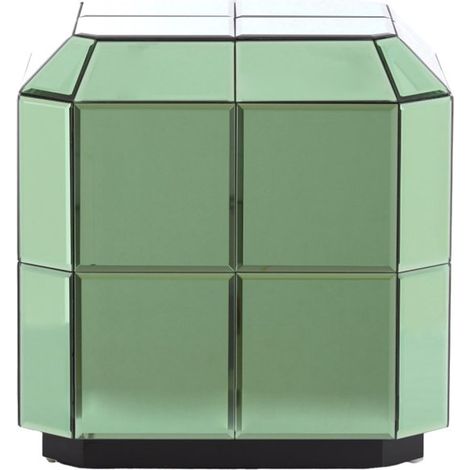 Light & Living Zuil LUCIANO Carré en Vert – 40x40x40 cm (1/4)