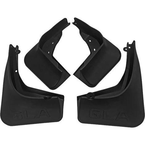 Convient pour Mercedes-Benz GLA200/220 2015-2019. Aile en cuir Mercedes-Benz, noir.