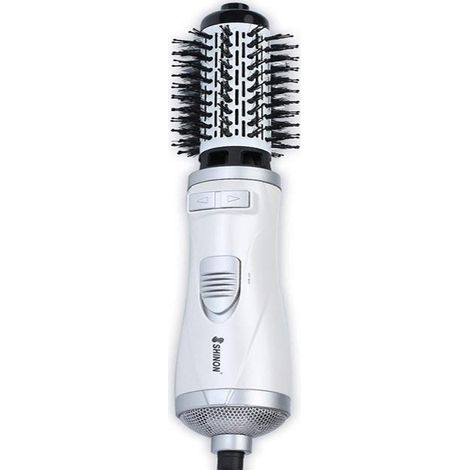 Brosse soufflante professionnelle 5 en 1 pour le coiffage et le volumisation, sèche-cheveux multifonctionnel à ions négatifs, double tension, édition voyage internationale.