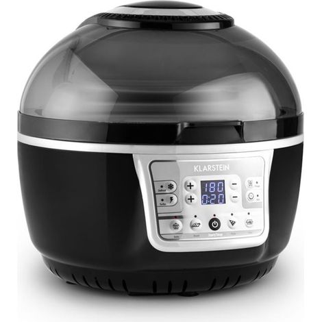 Klarstein VitAir Turbo freidora sin aceite freidora dietetica 9 Lt 1400W negro
