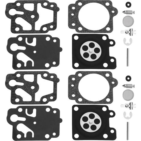 Kit de réparation de joints de membrane de carburateur (2 jeux) - Kit de réparation de joints de carburateur - Joints de remplacement compatibles avec les carburateurs Walbro K21-WYA (1/5)