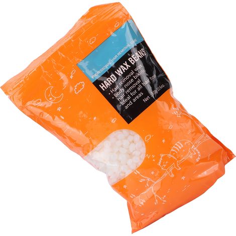 300g Perles de Cire Transparente Dépilatoire, Haricots de Cire Dure pour Corps, Épilation Visage et Peau Sensible (1/5)