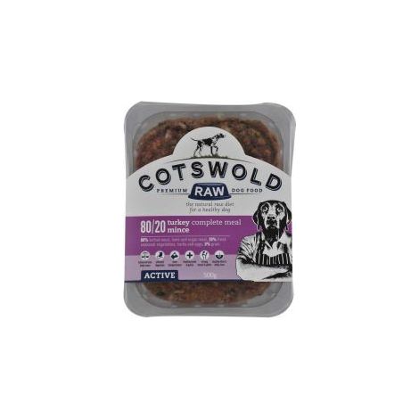 Cotswold Raw Active Mince Turkey - 500g - 383925