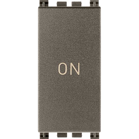VIMAR - 19056.34.M 1P NO+NC 10A Symbol EIN Metallknopf