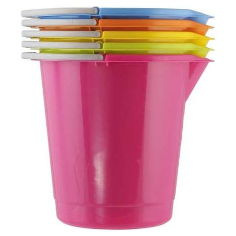 Secchio con Becco Manico Plastica 7 l
