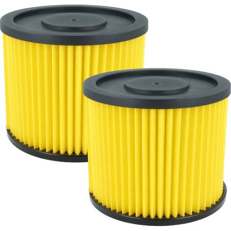 2x filtre à cartouche compatible avec Lidl Parkside PNTS 30/6 E, 30/8 E, 30/7 E, 30/8 DE, 30/7 DE aspirateur - Filtre plissé (1/4)