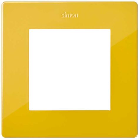 Plaque 1 poste moutarde S rie 24 Harmonie SIMON
