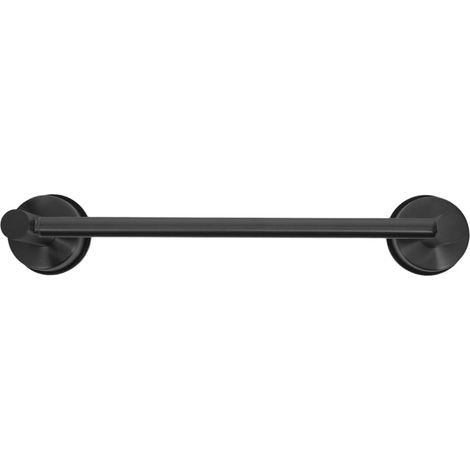 Porte serviettes à ventouses noires en acier inoxydable et (1/5)