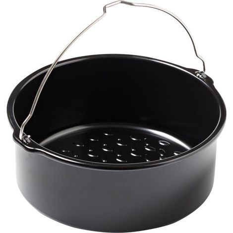 Runder Teller mit Griff - PYREX - Glide 20x19 cm - antihaftbeschichtet - Heißluftfritteuse - ohne PFAS (1/5)