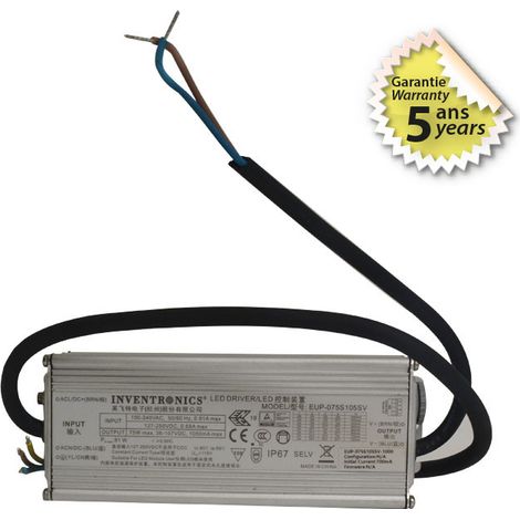 DRIV 36-107V 75W 700mA POUR FLOW MIIDEX LIGHTING 400070