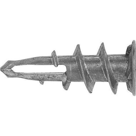 Chevilles pour plaques de platre, metal, L 34mm, emballage 50 pcs