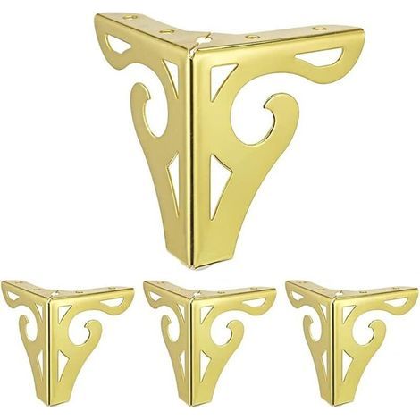 Stück Sofabeine, (Gold) 10 cm (1/5)