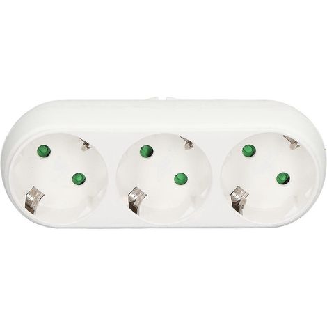 16A Standard-PC-Steckdosenadapter mit 3 wasserdichten Steckdosen für Reisen und Outdoor-Aktivitäten