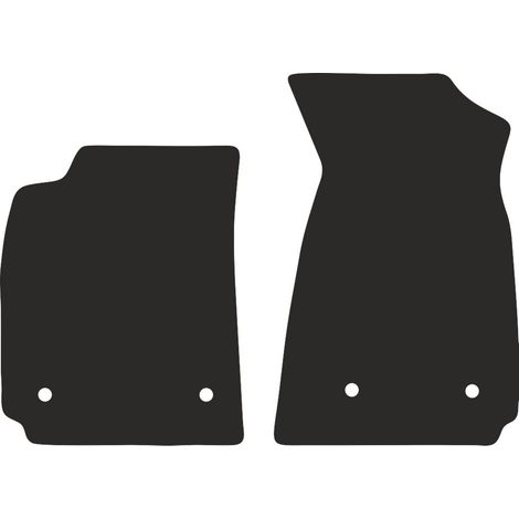 BASIC Velours-Fußmatten vorne für: Audi A4 B5 FL Limousine, Kombi, Avant (1999-2001) (1/2)