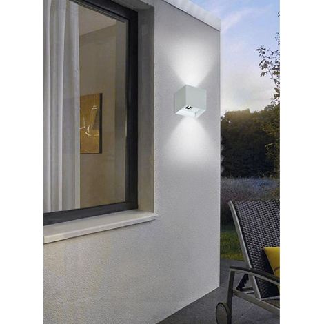 Applique Murale D'extérieur 52 Led 22 W à Double émission Lumineuse Ip65 Es66-b