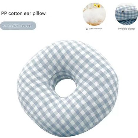 Piercing pillow to relieve ear pain and pressure while sleeping on your side, soft and comfortable single-hole ear pillow Pi-xinhan[SC]-AquaForge