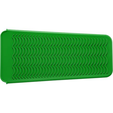 Tapis En Silicone - Pour Fer À Lisser Et Fer À Boucler - Résistant À La Chaleur - Antidérapant - 1 Pièce (1/5)